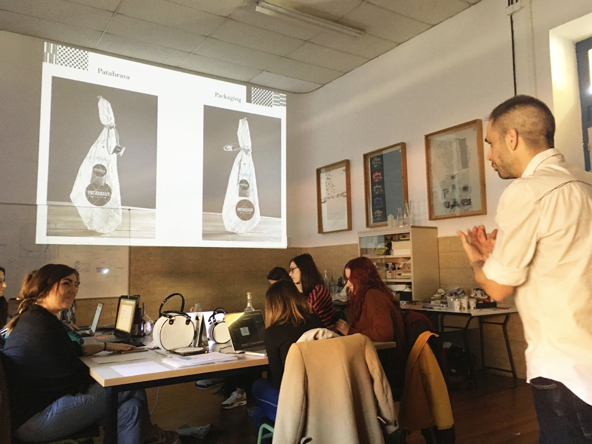 Javier Garduño en el Máster de Packaging